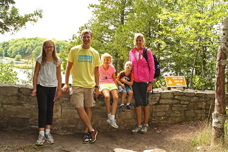 family picture at the fayette overlook